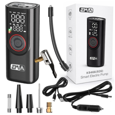 Kompresor pompka elektryczna bezprzewodowa powerbank do 10 bar 150 PSI EM
